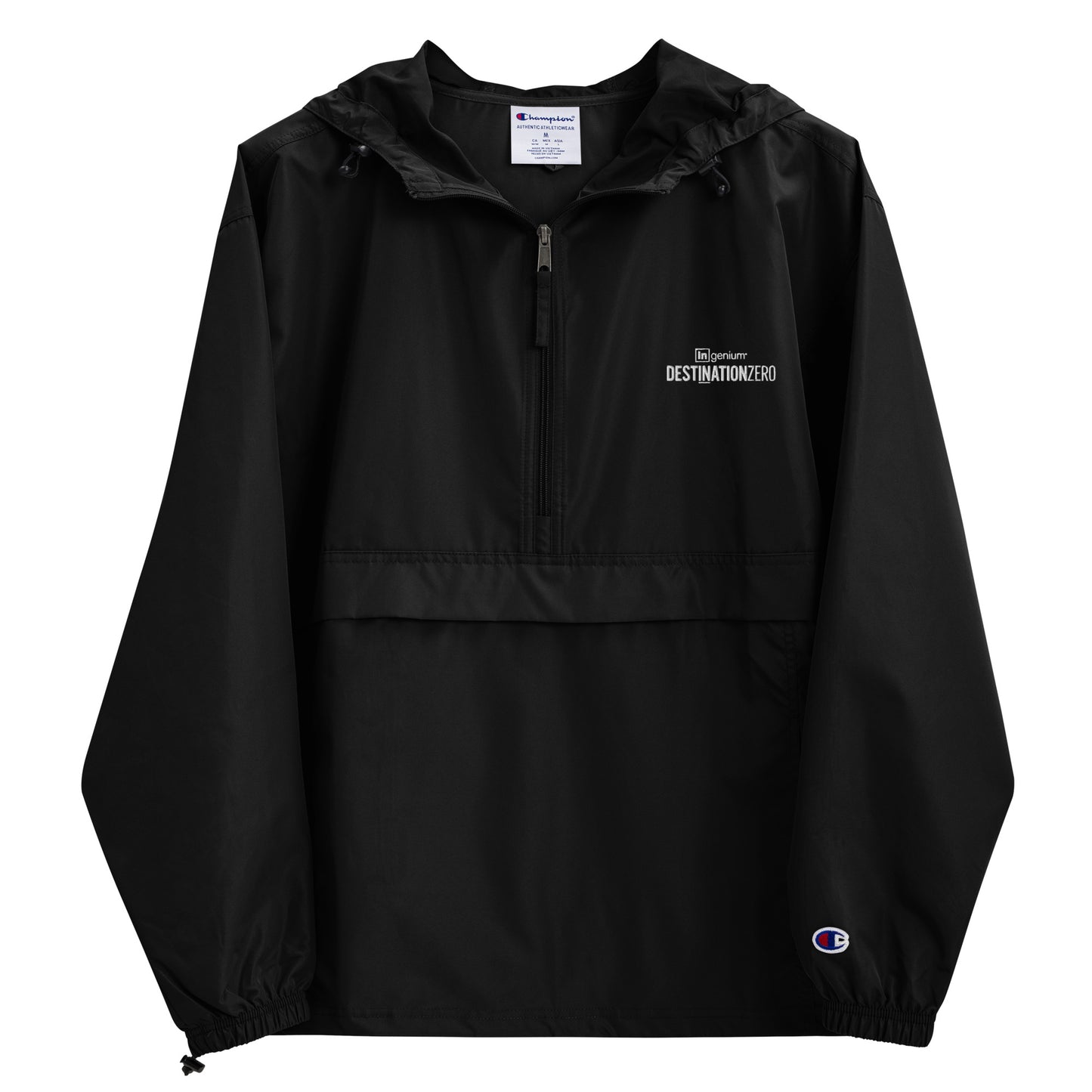 Embroidered Champion Packable Jacket - Destination Zero Team