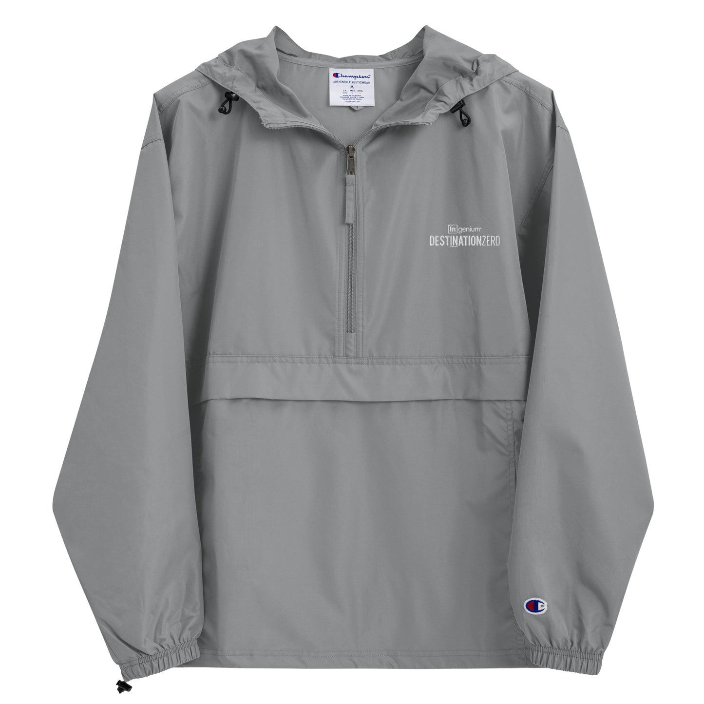 Embroidered Champion Packable Jacket - Destination Zero Team