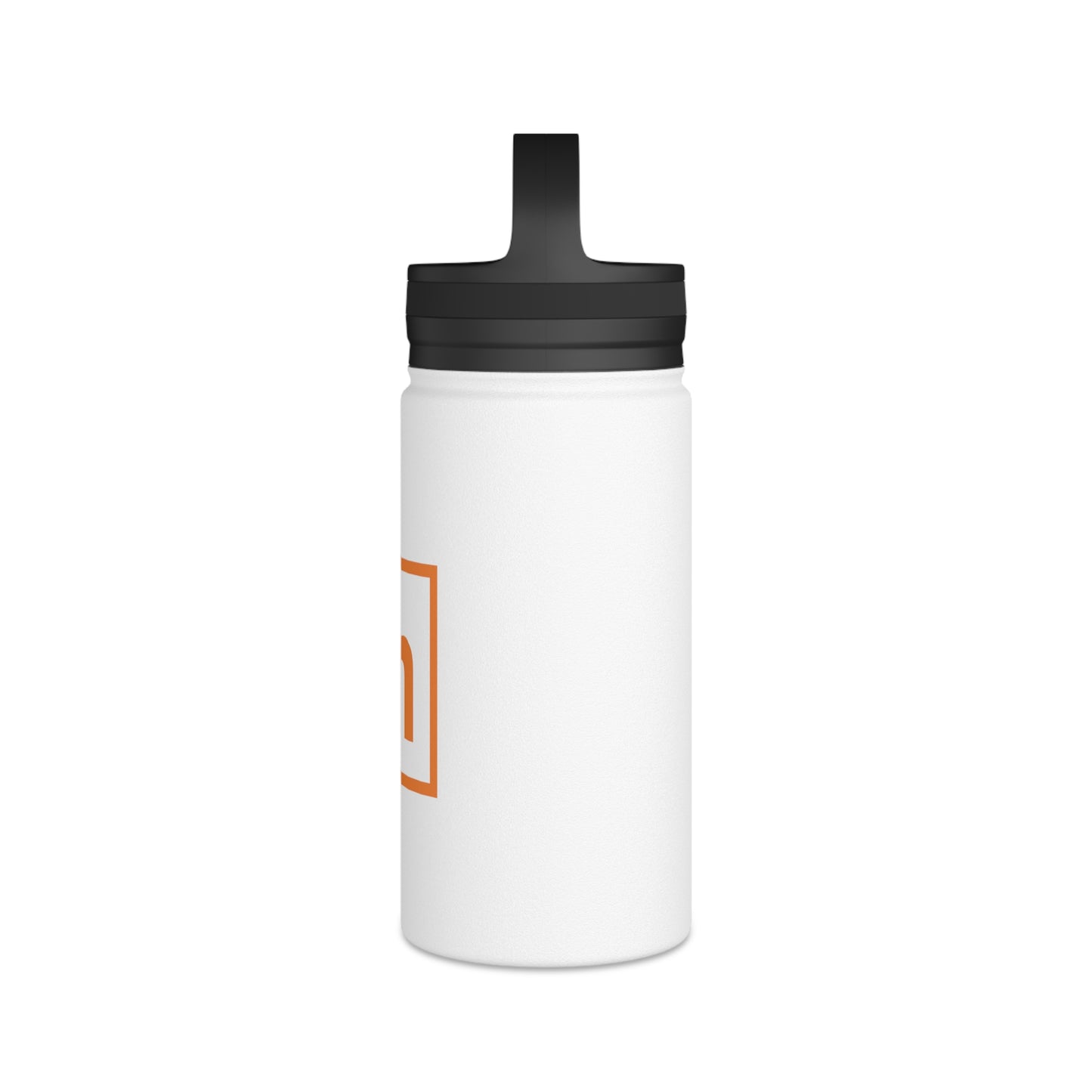 Stainless Steel Water Bottle, Handle Lid - IN