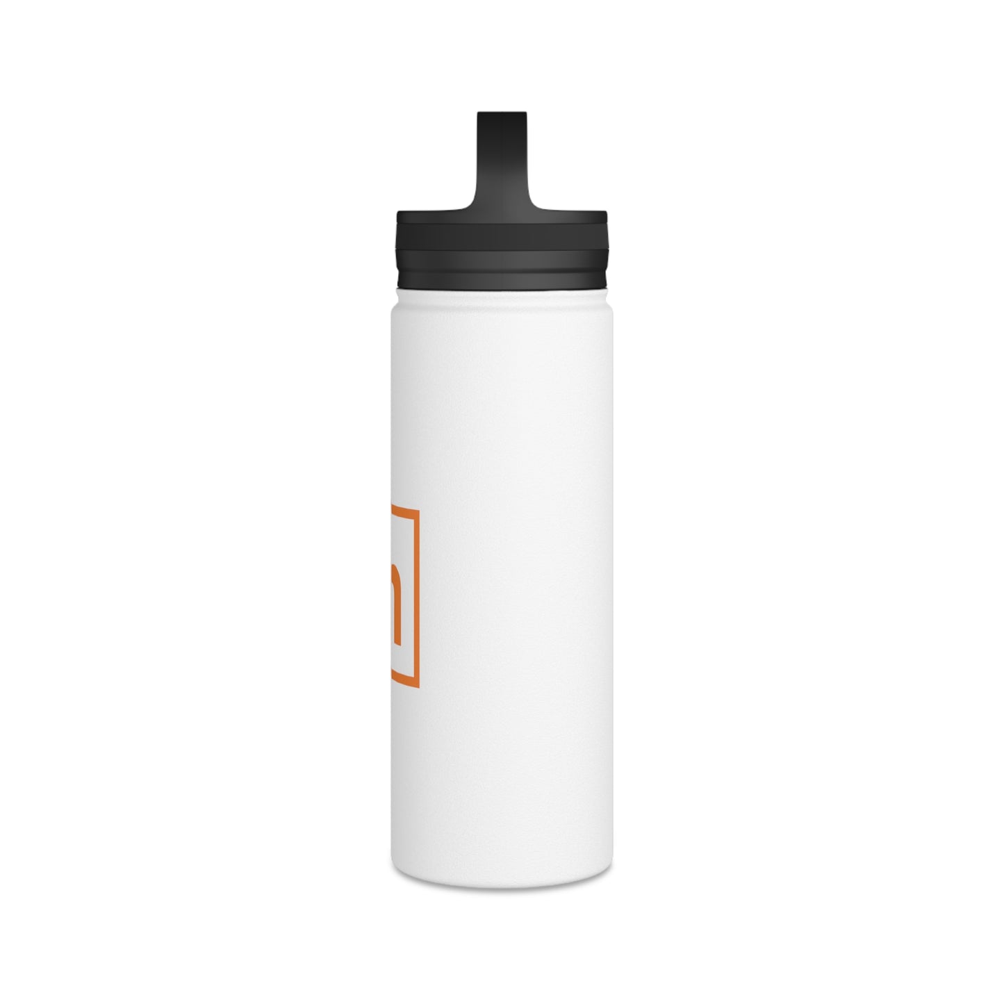 Stainless Steel Water Bottle, Handle Lid - IN