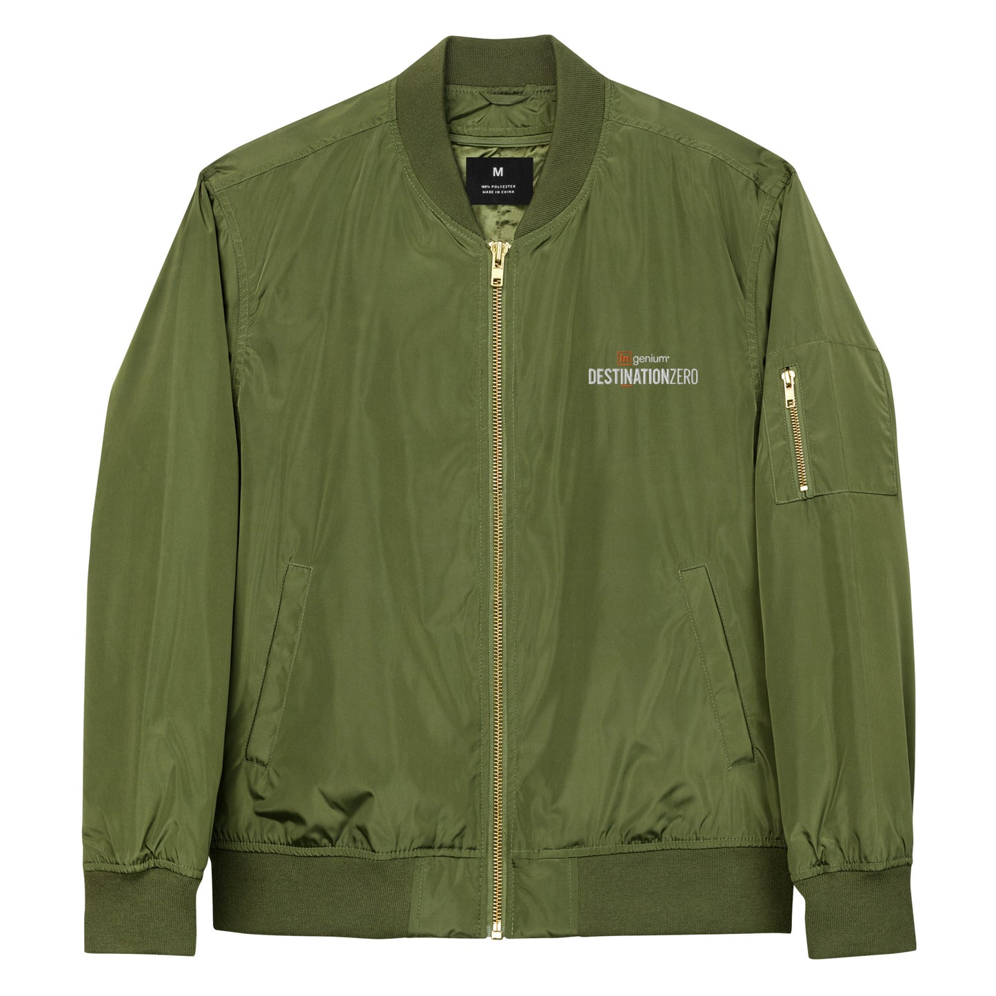 Premium recycled bomber jacket - Destination Zero Team