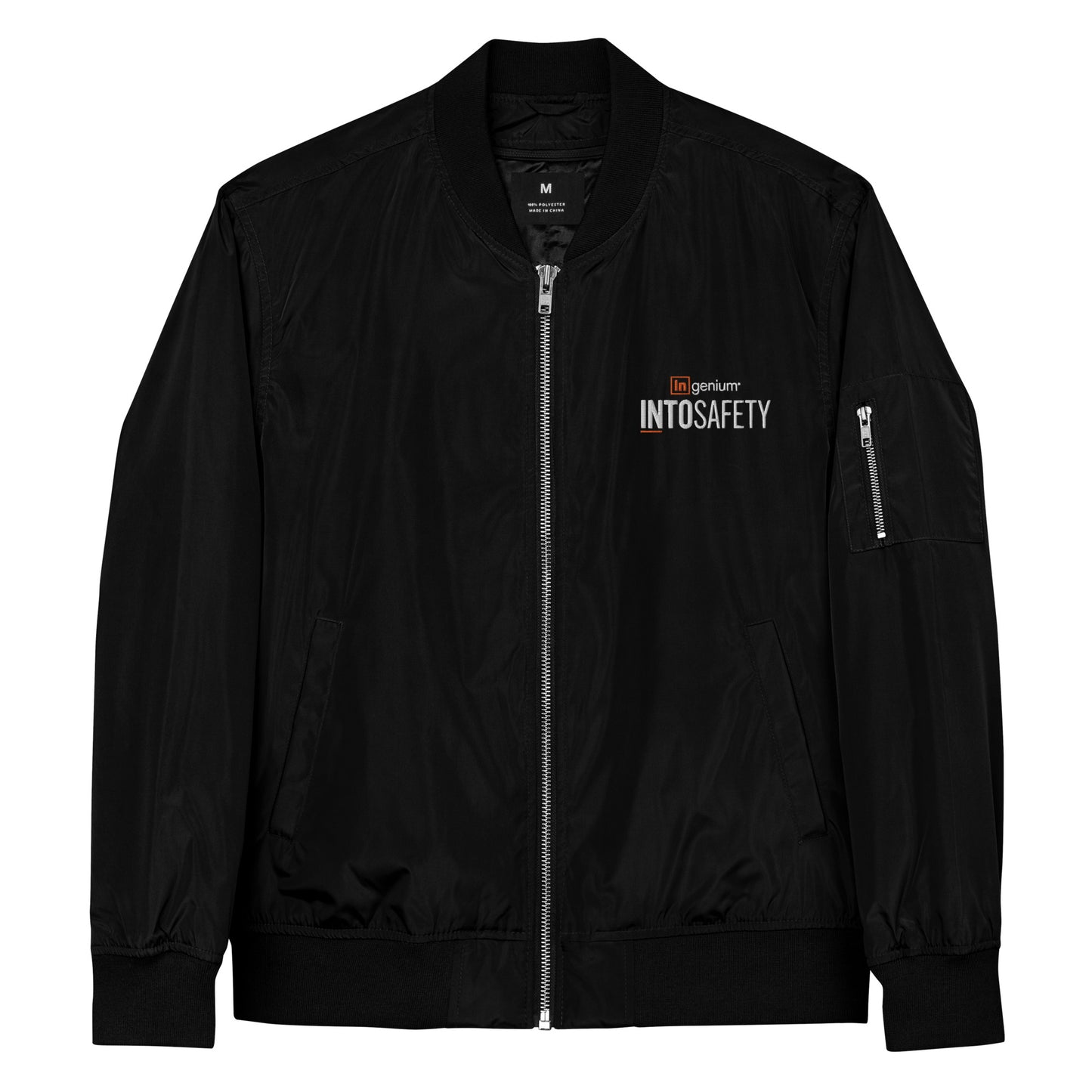 Premium recycled bomber jacket - Safety Team – Ingenium Company Store