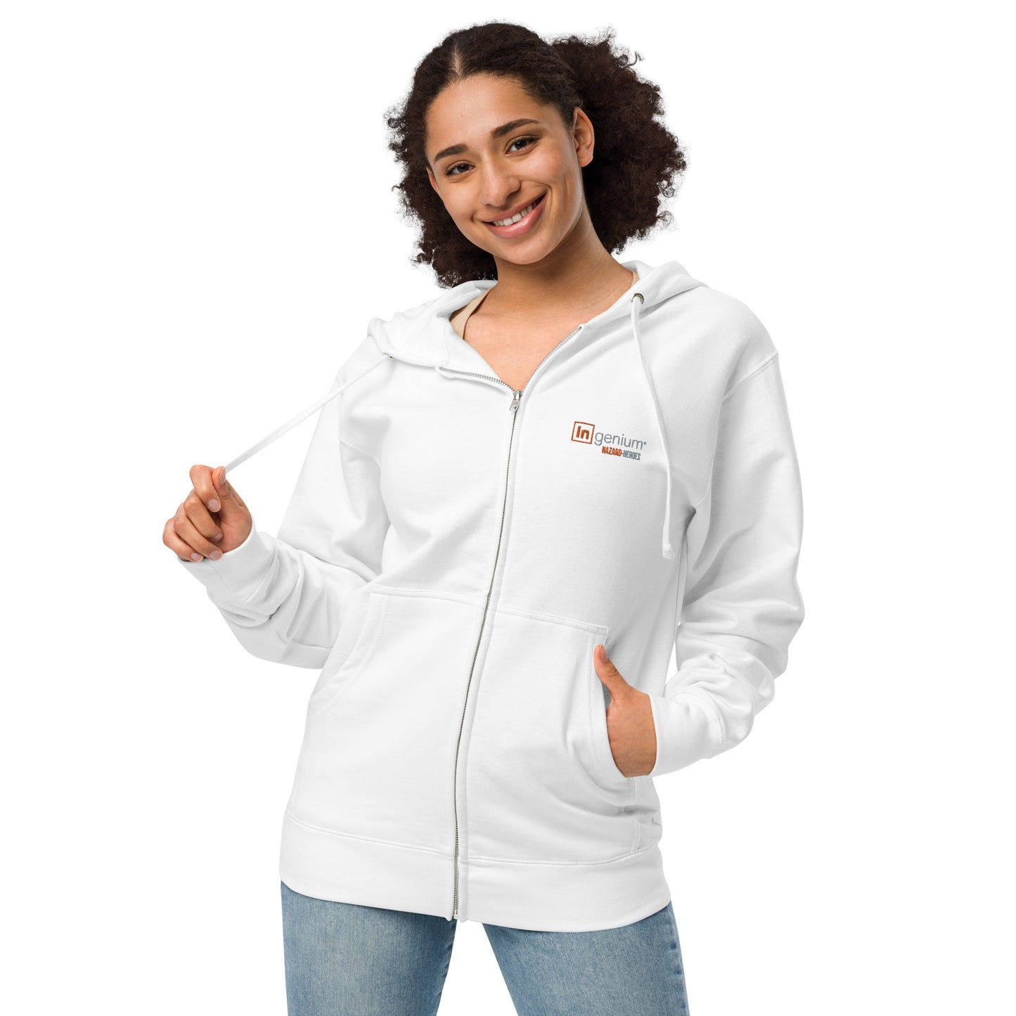 Embroidered Independent Trading Co. | Unisex fleece zip up hoodie