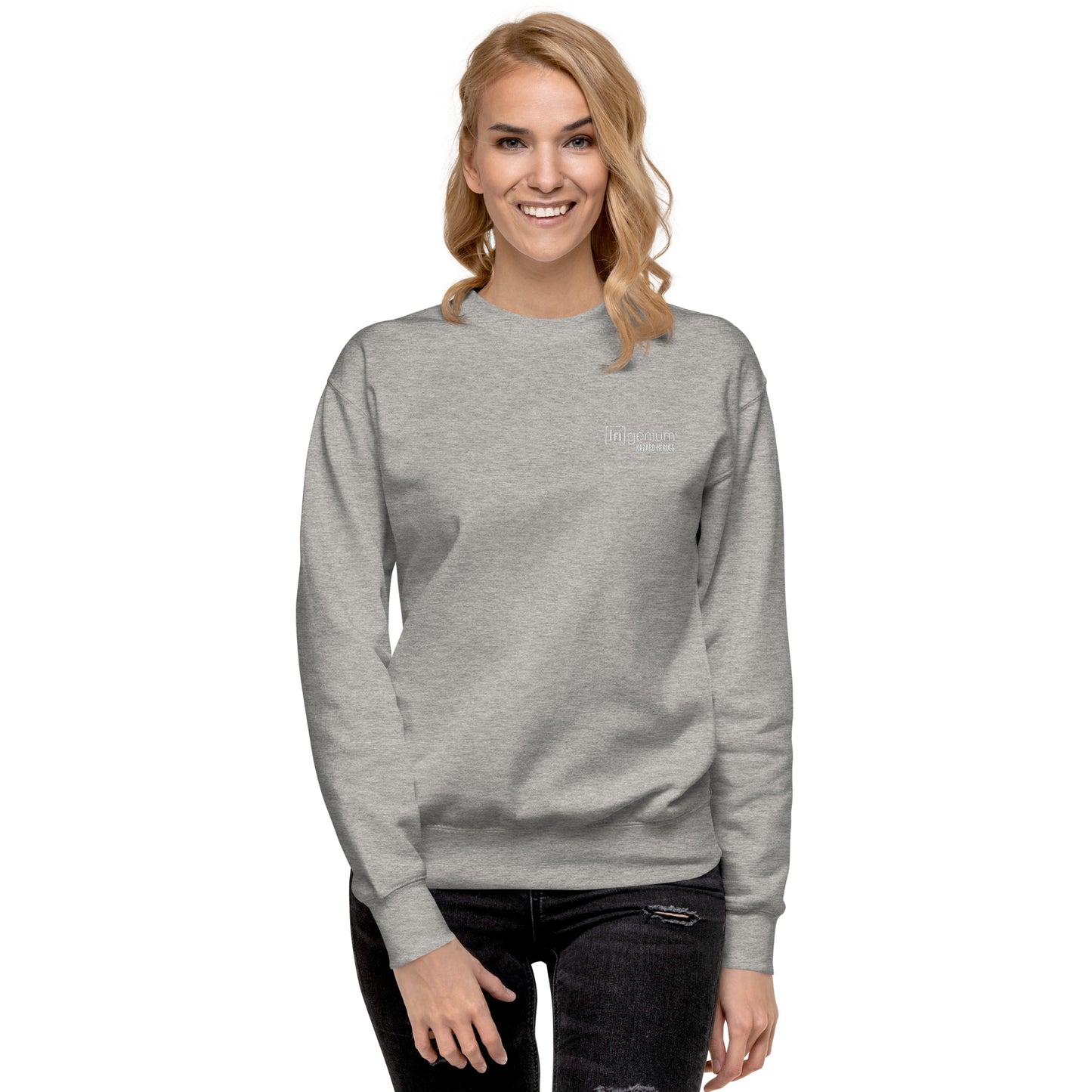 Embroidered Unisex Premium Sweatshirt (fitted cut)