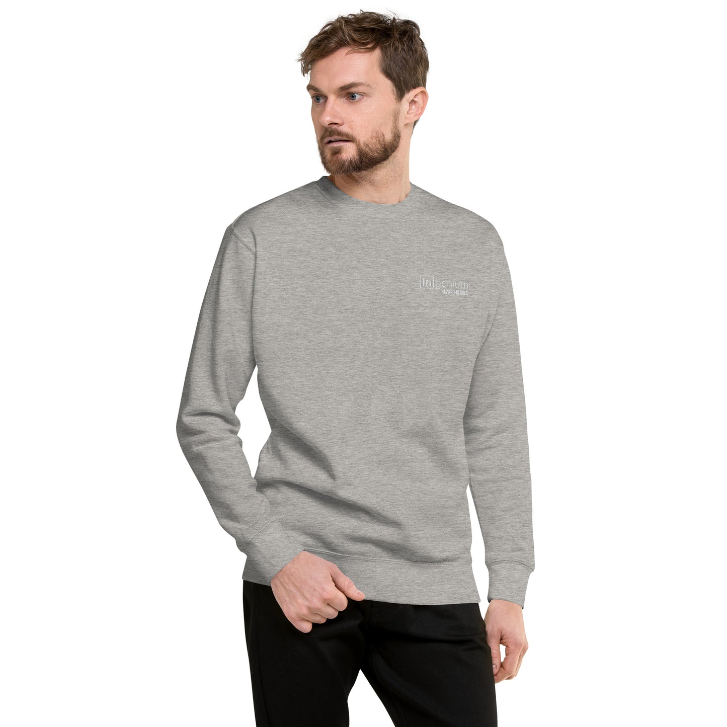 Embroidered Unisex Premium Sweatshirt (fitted cut)