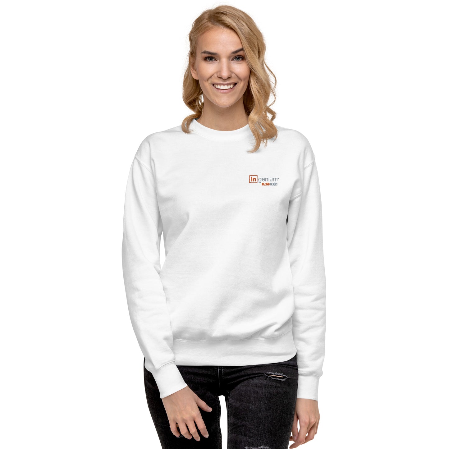 Embroidered Unisex Premium Sweatshirt (fitted cut)