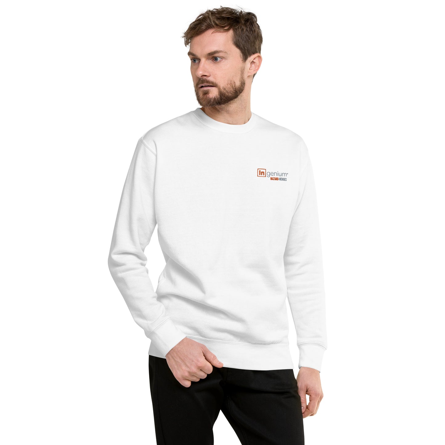 Embroidered Unisex Premium Sweatshirt (fitted cut)